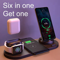 2023 Wireless Charger for iPhone 14/13/12 Fast Charger for iphone Fast Charging Pad Huawei Charging Dock Station 6 in 1