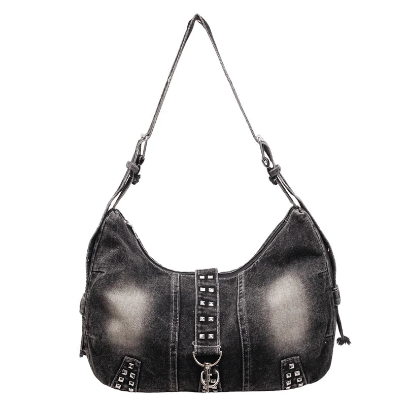 High Quality Women Denim Handbags Tote Bags Large Capacity Ladies Shoulder Messenger Bags for Women Casual Female Shopping Bag
