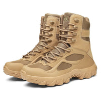 Outdoor Mens Military Boots Winter Hiking Work Casual Shoes Men Sneakers Non-slip Rubber Boots Tactical Desert Combat Snow Boots