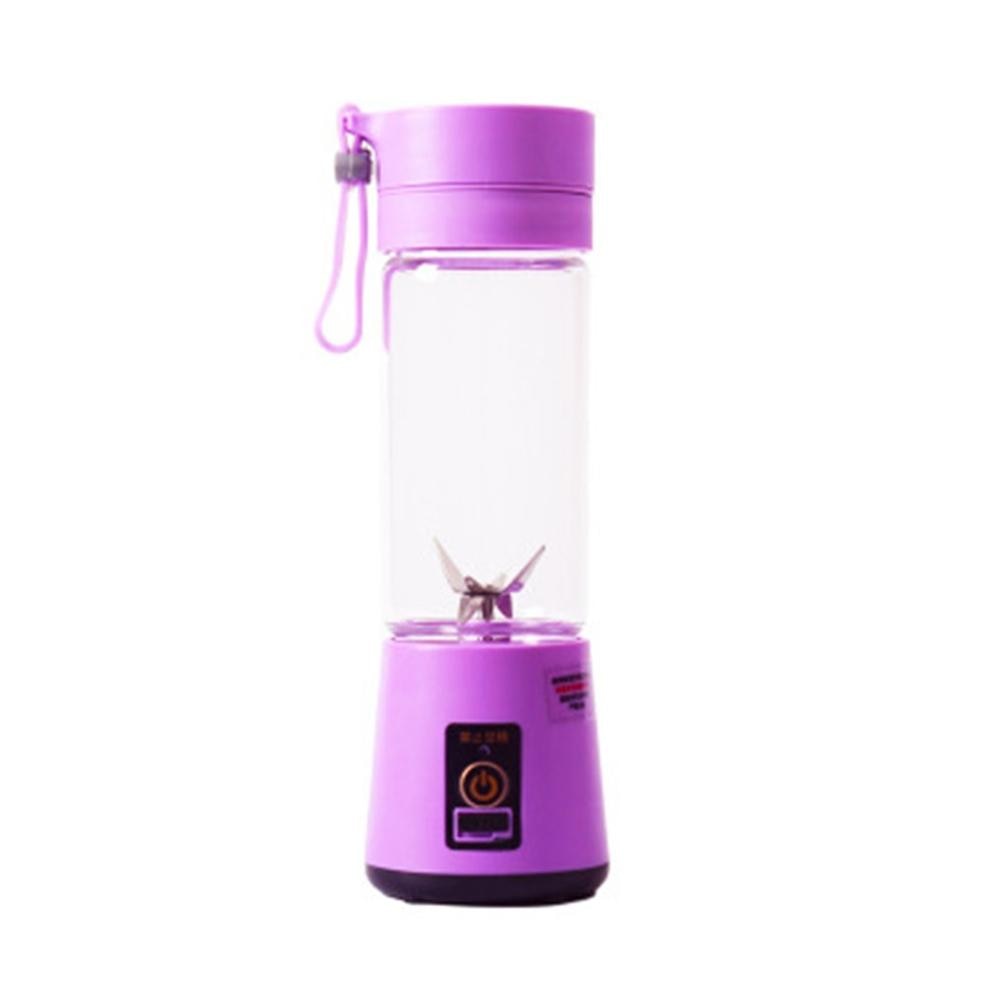 380ml 2/4/6 Blades Portable Electric Fruit Juicer Home USB Rechargeable Smoothie Maker Blenders Machine Sports Bottle JuicingCup