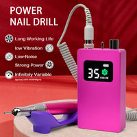 US Free Shipping 1Pcs/Box Low Noise and High Battery Life Drill Nail Machine
