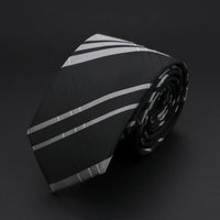 30 Styles Men's Jacquard Striped Solid Color Necktie 6cm Slim Narrow Suit Shirt Accessory Daily Wear Cravat Wedding Party Gift