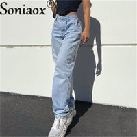 Fashion Butterfly Print Women's Denim Pants Ladies Sexy High Waist Print Wide Leg Jeans 2021 Women Streetwear Straight Leg Jeans