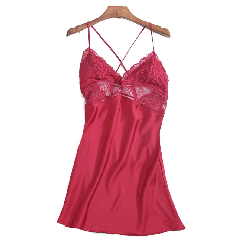 Summer Sexy Night Dress Lace Nightgown Women's New Lingerie Backle Mega Mart Center Summer Sexy Night Dress Lace Nightgown Women's New Lingerie Backle Mega Mart Center