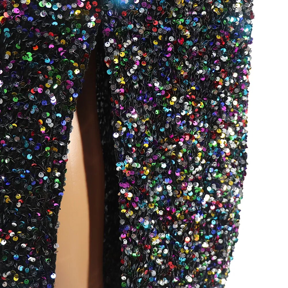 African mom dress stretch color beads tassel fashion quality