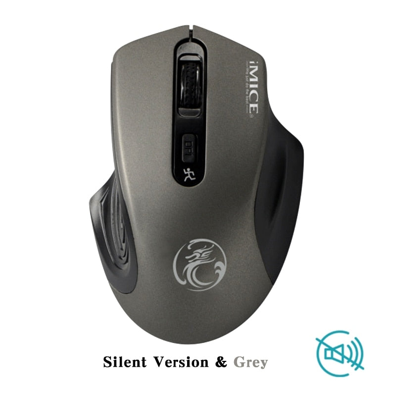 iMice Wireless Mouse 4 Buttons 2000DPI Mause 2.4G Optical USB Silent Mouse Ergonomic Mice Wireless For Laptop PC Computer Mouse