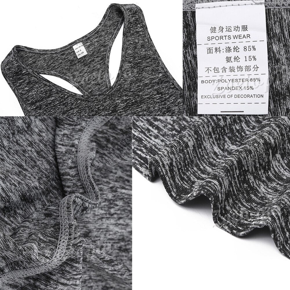 Cycling Base Layer Female Yoga Vest Sleeveless Shirts Compression Gym Clothing Fitness Training Sportswear Running Tops Jerseys