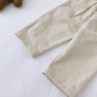 MILANCEL 2024 Spring Autumn Solid Kids Boys Straight Pants Fashion Children Clothing Trousers Brief Jeans for 1-6 Years