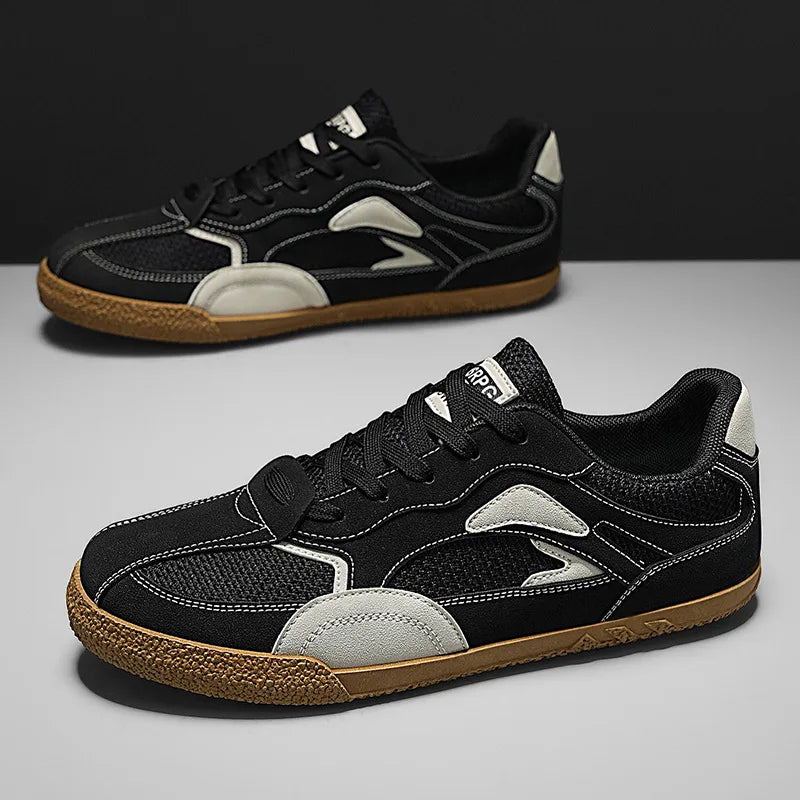 Cross-border Large-Sized Mesh Lace-Up Breathable Anti-Slip Retro Thin Soft Sole Forrest Gump Men's Shoes 2026