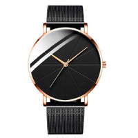 2022 Minimalist Men&#39;s Fashion Watches Simple Men Business Ultra Thin Stainless