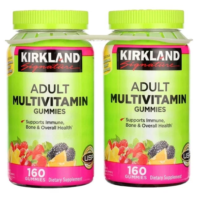 Kirkland Signature Adult Multivitamin, 320 Gummies, 2 count