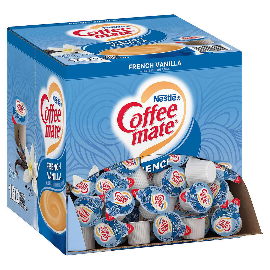 Nestlé Coffee-Mate Liquid Creamer, French Vanilla, 180-count