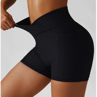 High Waist Pocket Tight Belly Trimming No Embarrassing Line Yoga Pants