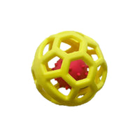 Hollow Ball Puppy Toy Cat Toy TPR Plastic Rubber Ball Christmas Bell Pet Toy Ball