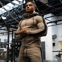 European and American Men's Running Brothers Fitness Clothes Sports Hoodies