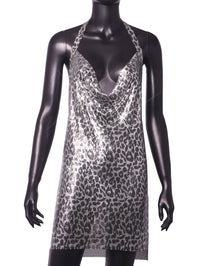 Instagram Light Diamond Halter Strap Dress for Birthday Party