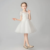 Tulle Tutu Stylish Short-Sleeved Dress Children's Dress