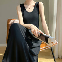Fancy Ice Silk Inner Match Sleeveless Bottoming Suspender Skirt