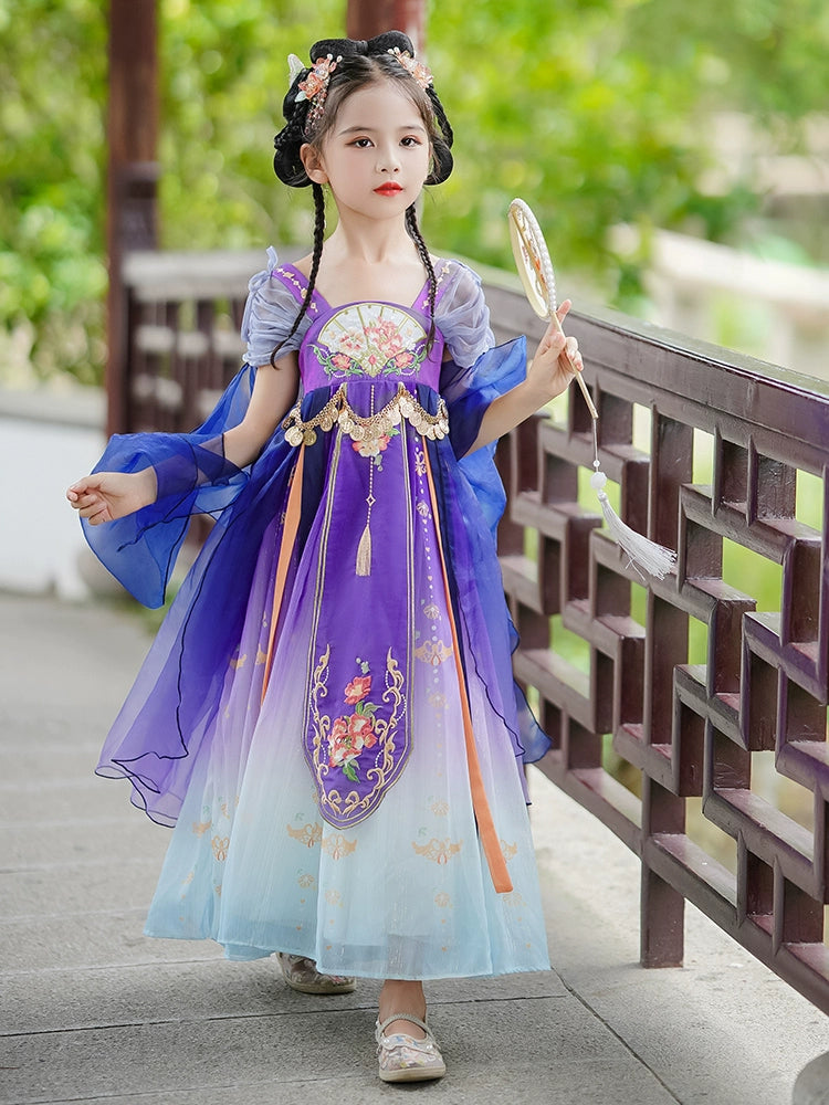 Girl Summer Fairy Ancient Style Princess Dress Han Dynasty