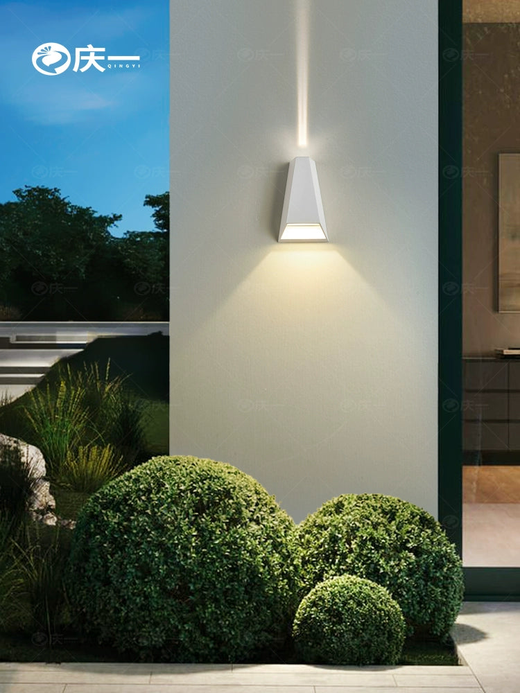 Wall Lamp Waterproof Exterior Wall Outdoor Simplicity Modern LED Light Wall Lamp Courtyard Stairs Garden Outdoor Lamps