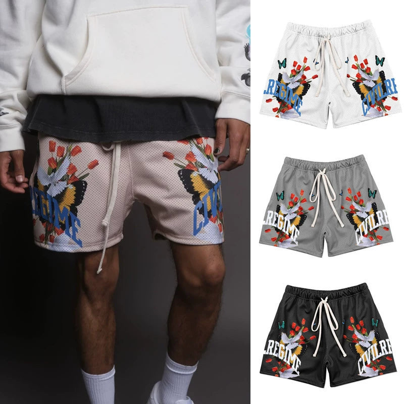 American Fashion Brand Men's Breathable Casual Versatile Sports Shorts