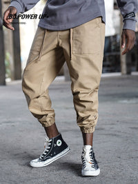 Retro Functional Men's Fashion Brand Loose Elastic Overalls