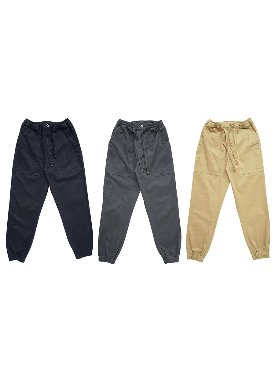 Retro Functional Men's Fashion Brand Loose Elastic Overalls