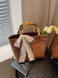 Women's Beach Bag Fashion Commuter Straw Woven Bag