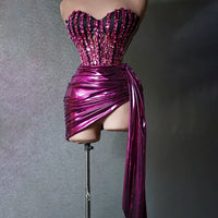 Summer New Performance Dress Nightclub Club Temperament Slim dress Music Festival Model Catwalk Banquet Party Watch