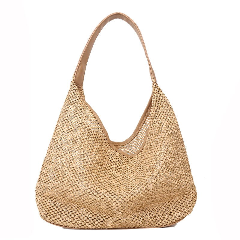 Women's Bag Niche Style Summer Easiest for Match Retro Straw Woven Bag