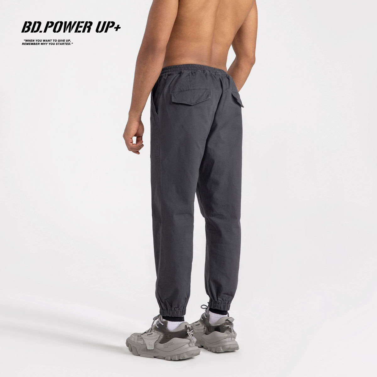 Retro Functional Men's Fashion Brand Loose Elastic Overalls