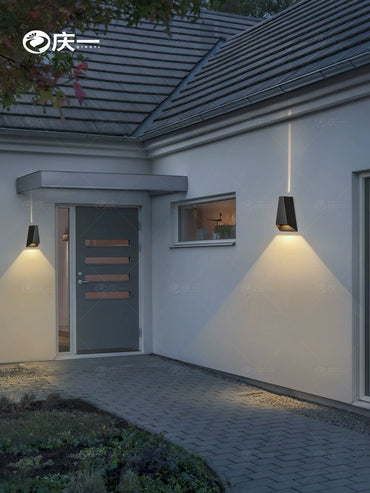 Wall Lamp Waterproof Exterior Wall Outdoor Simplicity Modern LED Light Wall Lamp Courtyard Stairs Garden Outdoor Lamps