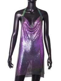 Instagram Light Diamond Halter Strap Dress for Birthday Party