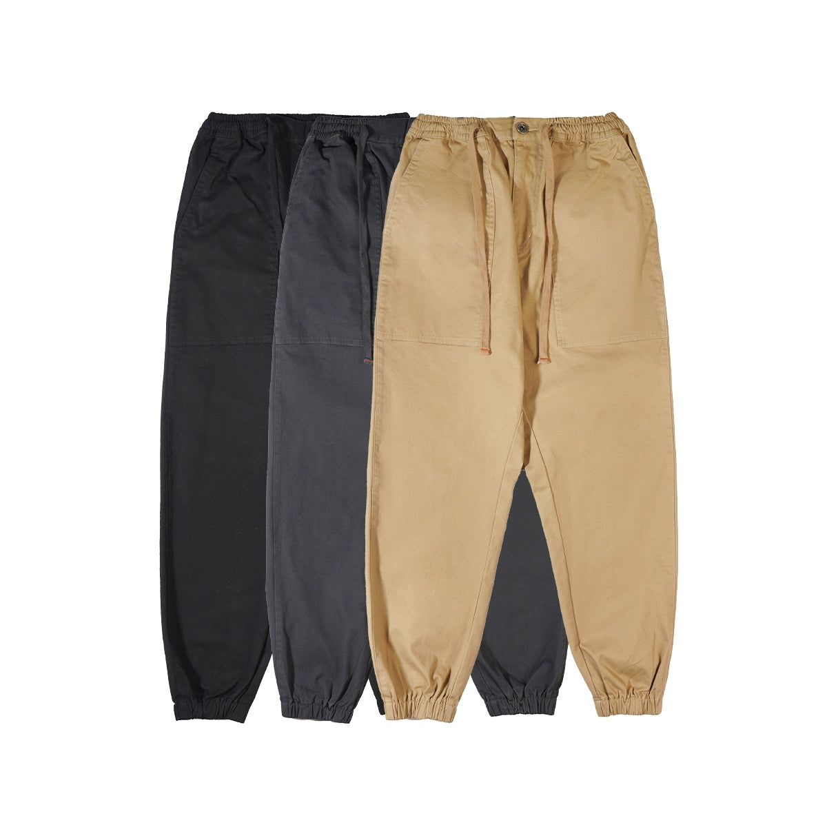 Retro Functional Men's Fashion Brand Loose Elastic Overalls