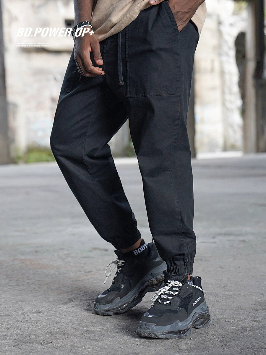 Retro Functional Men's Fashion Brand Loose Elastic Overalls