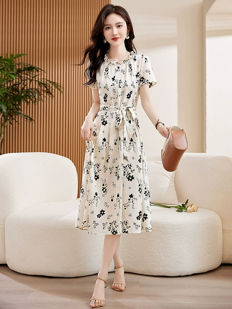 Summer International Hangzhou Silk Dress