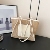 Bag Female Summer Cut Out Work Clothing Straw Woven Bag