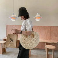 Bag Female Online Influencer round Seaside Holiday Straw Woven Bag