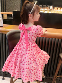 Princess Dress Summer Fashionable Girl Heart Thin Children's Clothing