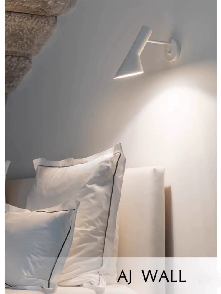 Minimalist Modern Scandinavian Bedroom Reading LED Wall Lamp