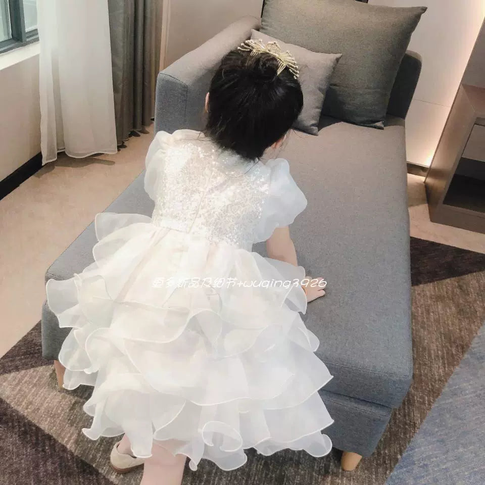 New Sweet Western Style Baby Girl Princess Formal Dress