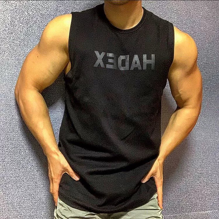 Korean Style Fashion Brand Cotton Muscle Brother Sportswear Vest