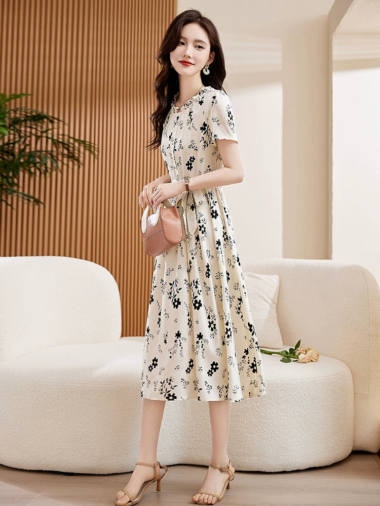 Summer International Hangzhou Silk Dress