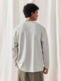 New Solid Color Men's Autumn Simplicity Long-Sleeved Bottoming Shirt