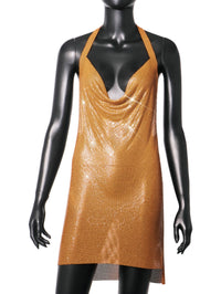 Instagram Light Diamond Halter Strap Dress for Birthday Party