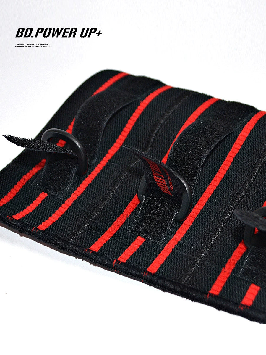 BD Bodybuilding Station Elbow Pad Fitness Men's Bench Press Sports Segmented Compression Weightlifting Booster Band Elbow Pad Elastic Protective Gear