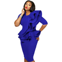 Fashion Plus Size New Arrival Work Clothing One-Step Skirt Dress plus Size Office Ladies Dress