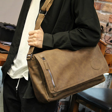 New Arrival Large Capacity Retro Casual Men Messenger Bag