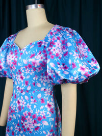 Spring New European and American-Style Large-Size 4XL Printed Dress