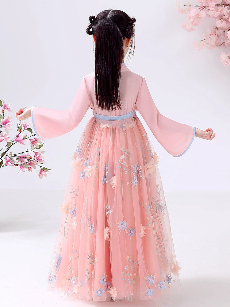 Little Girls Children's Clothes Princess Dress Autumn Hanfu